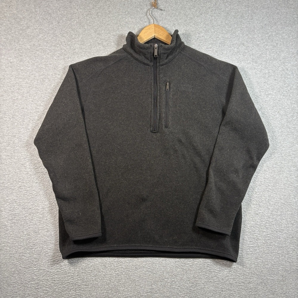 Patagonia Better Sweater Jacket Mens Large Black Fleece Full Zip Hiking